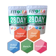 OEM/ODM slimming detox tea private label custom 28 days flat Belly Fat burning weight loss tea