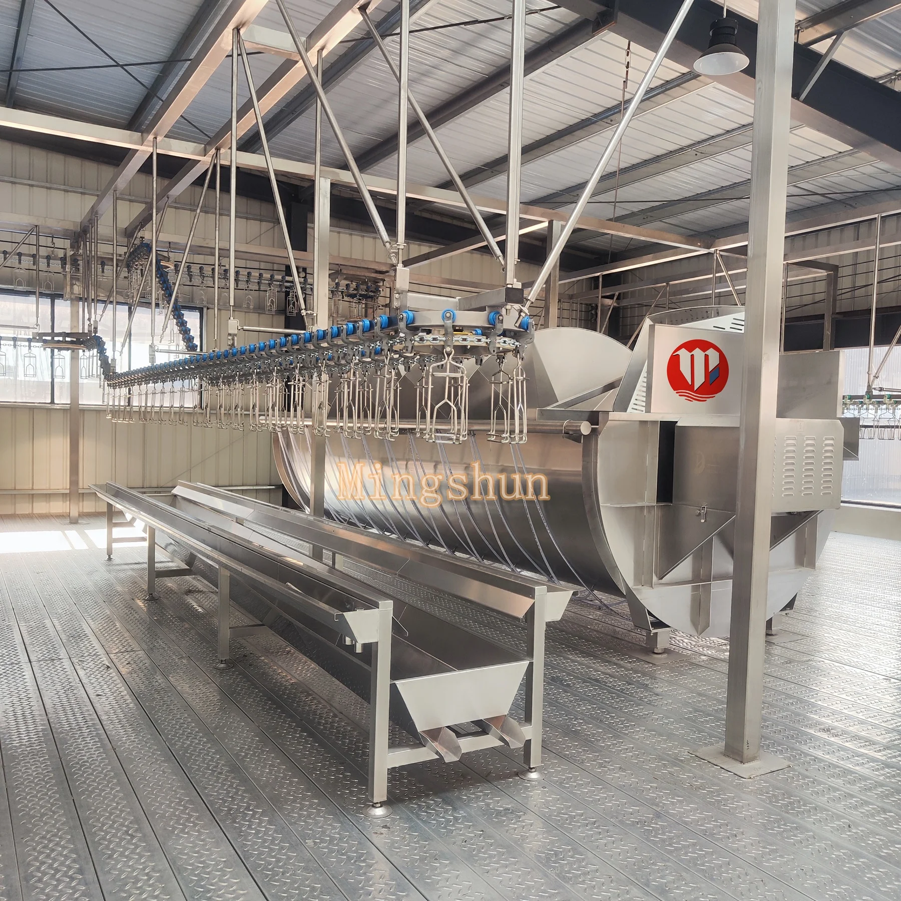 Automatic Chicken Slaughterhouse 500BPH Halal  Slaughtering Machine for  Chicken Slaughter Line