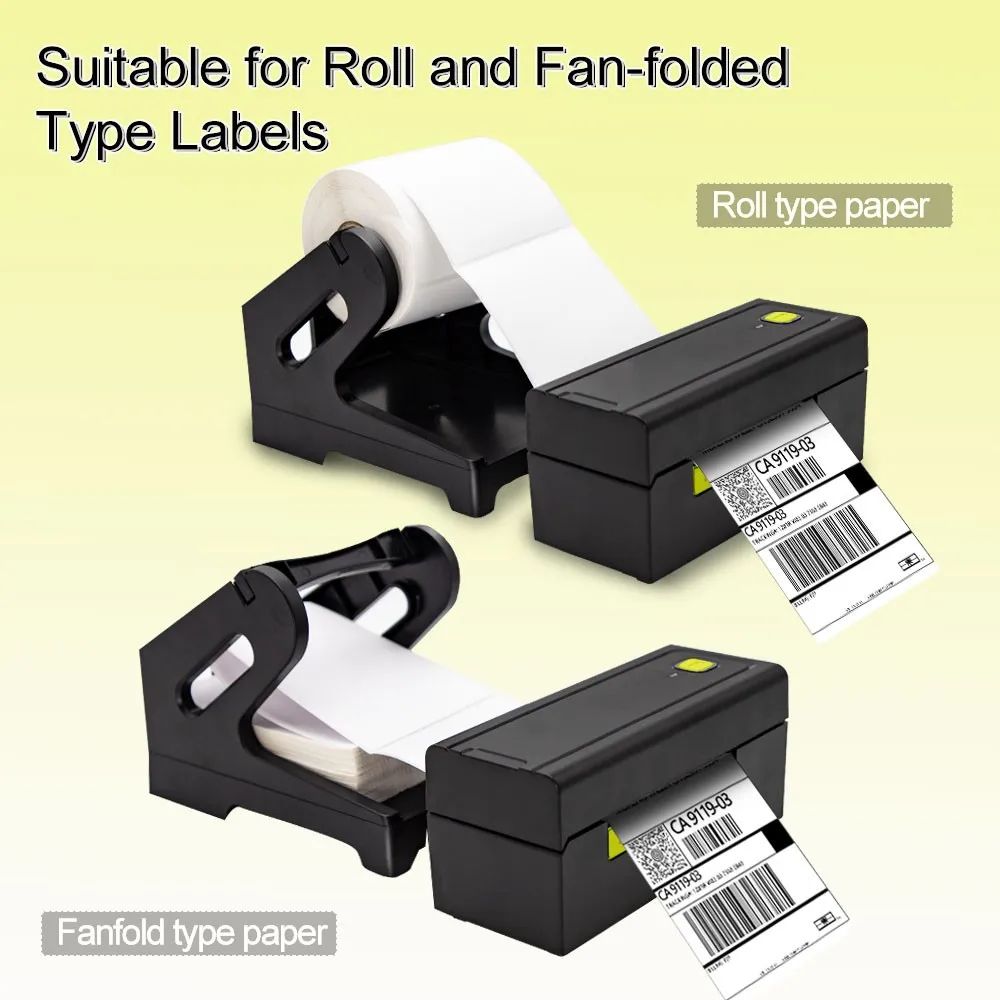 110mm Thermal Shipping Label Printer 4x6 Barcode Sticker bluetooth Printer for Lazada
