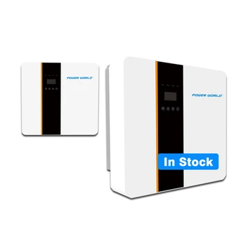 Power World smart wifi control solar inverter 8kw on off grid 2kva low frequency inverter