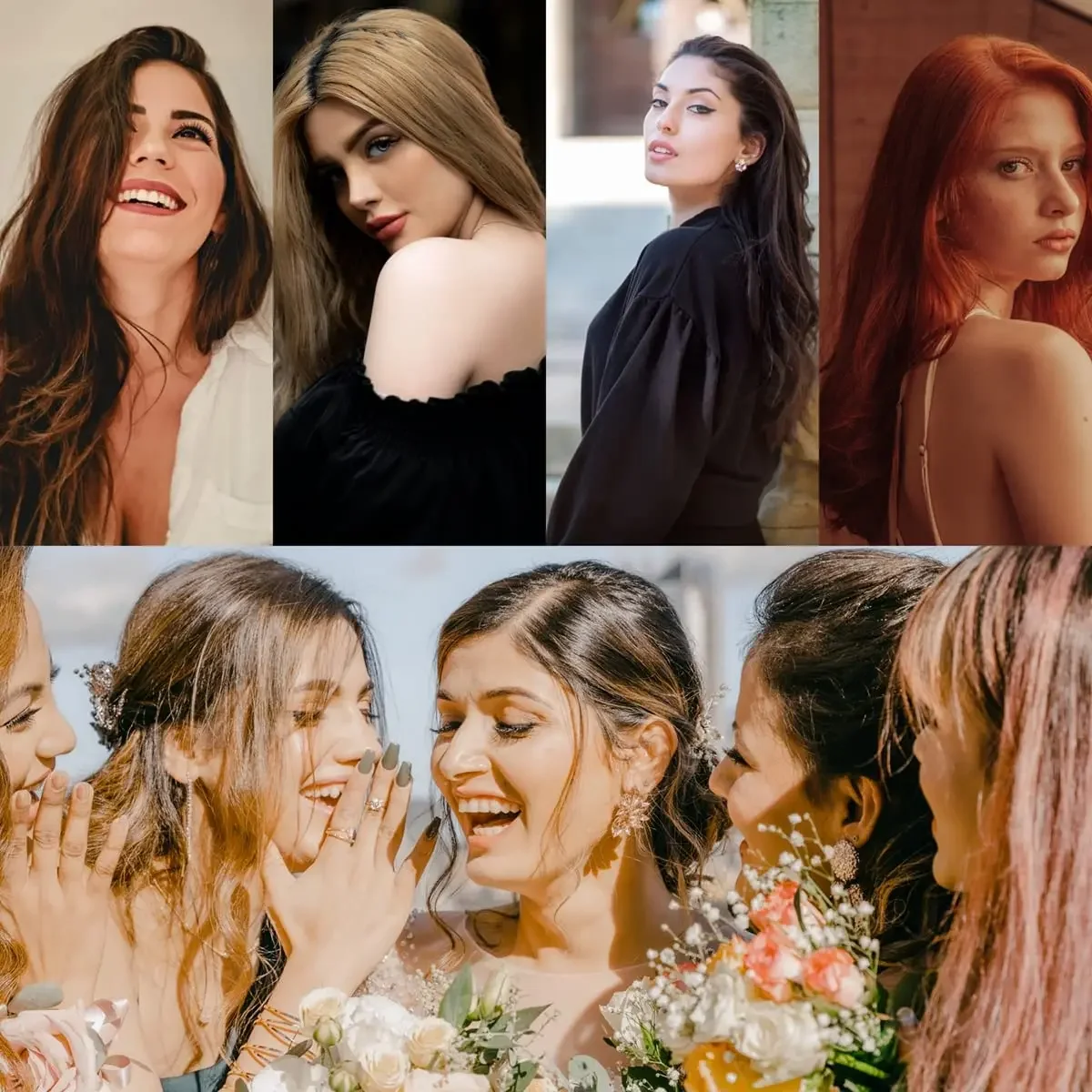 Mikrohurkos hajhosszabbítás Mikrogyűrűs hurkos hajpótló, gyöngyökkel, hidegen olvadó hajtűvel, halszálkás haj, Természetes egyenes, valódi haj #2_voghion.com