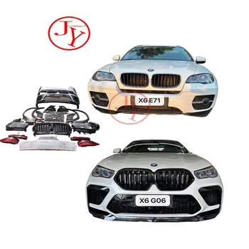 Hot selling product suitable for BMW X6E71 upgrade X6G06 front and rear bumper LED headlights 2008-2023 grille mesh