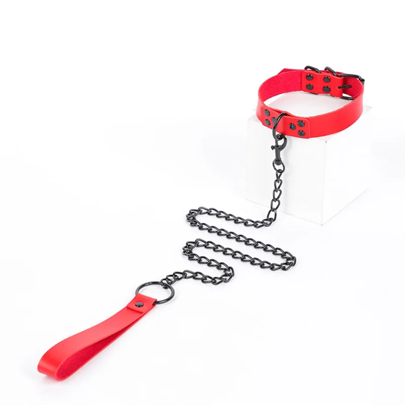HM BDSM Collar With Leash Sex Bondage for Couple Leather Lock Collar Neck  Restraints to Hand Set Sex Toys| Alibaba.com
