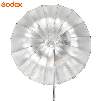 Godox UB-105S 41Inch105cm Inner Silvery Parabolic Black Reflective Umbrella Studio Light Umbrella for Photography Video Shooting detail image