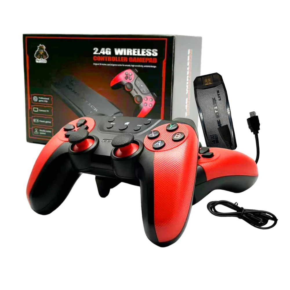 X2 Retro Game Stick – Doppio Sistema Android 9.0 E Gaming, 40+ Emulatori, 10.000 Giochi, 4K HD, WiFi 2.4G/5G, Doppio Controller Wireless (64 GB)