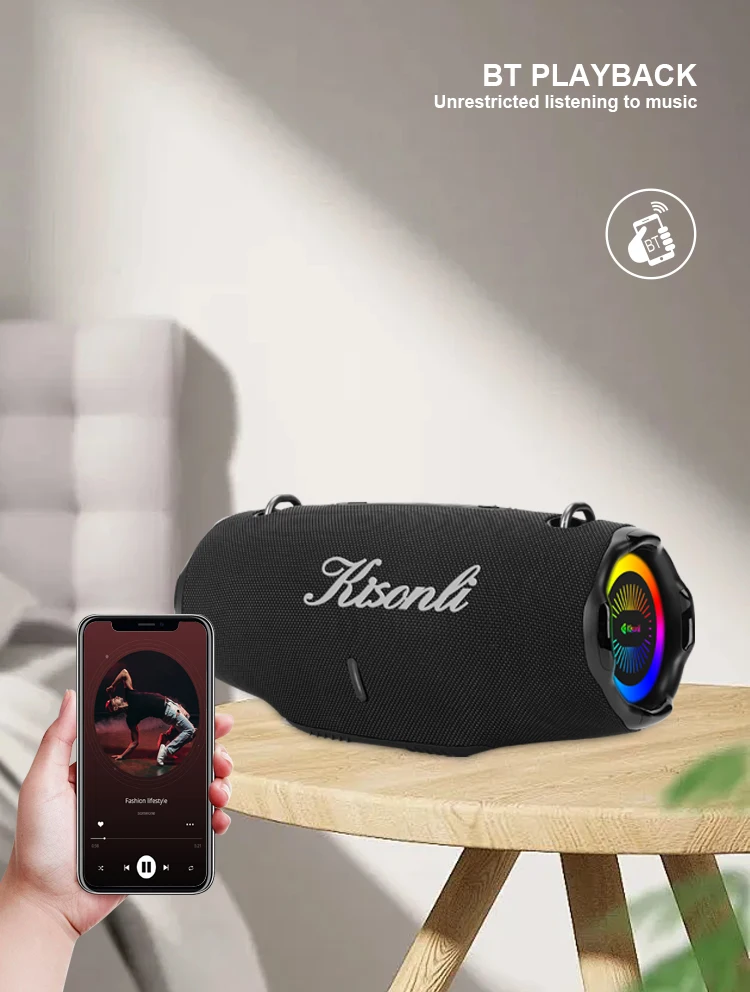 Kisonli K17 Professional Party Big Blue Tooth Speaker 50 Watts