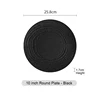10'' Round Black