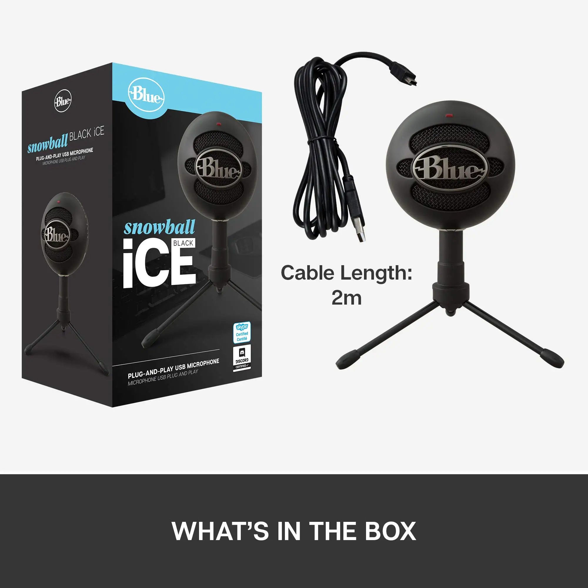 【新品未開封】Logitech Blue ball iCE USBマイク Logitech Blue Snowball Ice USB Microphone - Perfect for Gaming