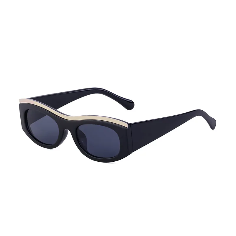 Luxury Square Gold Flat Top Sunglasses Women 2024 New  display picture 2