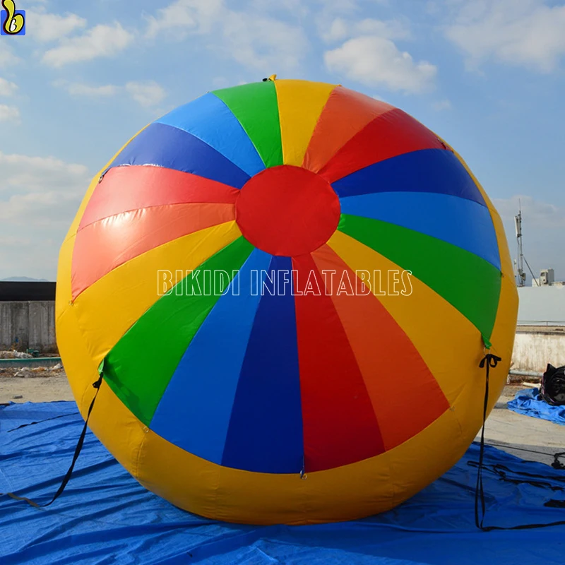 巨大な屋上広告インフレータブル熱風形状PVCグラウンドバルーン