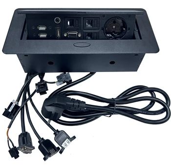 High Quality VGA Power Meeting Office Conference USB Plug Pop Up desktop  Socket