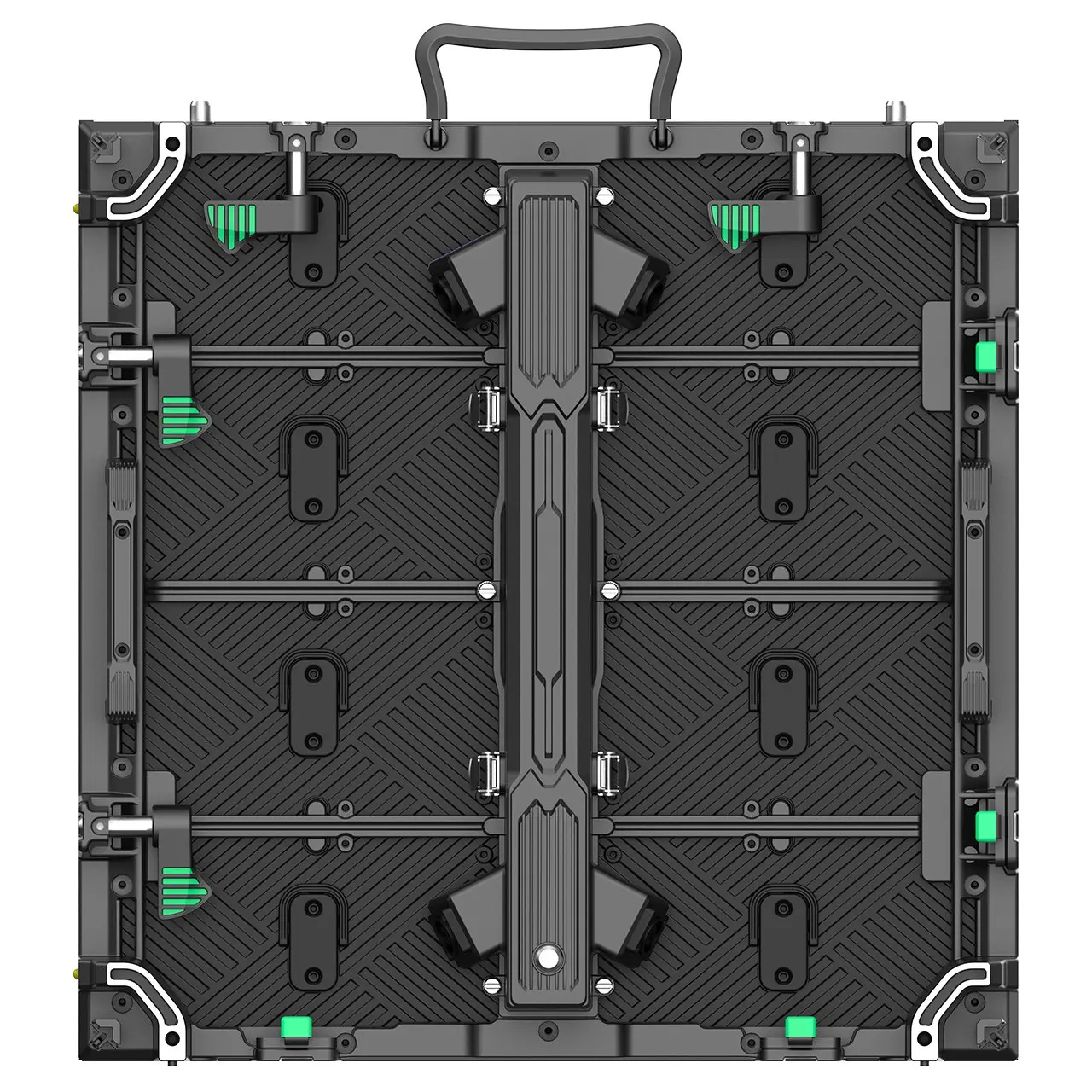 500X500-U 500X1000-U Outdoor Cabinet (Flat, curved 0-20 degree, Right Angle) 500x500x83mm 2.9KG led module 125x500mm P3.91x7.82 P3.91x3.91