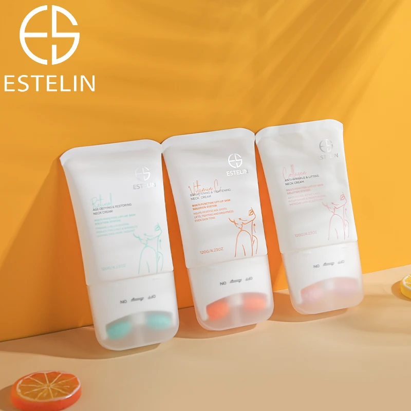 ESTELIN Vitamin C Dark Neck Removal Brightening Tightening Lifting Firming Neck Cream 120ml