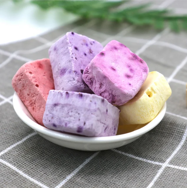 2023 Best Selling Dried Yogurt Melt In Strawberry Blueberry Mango Kiwi