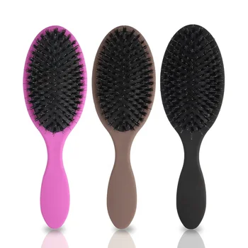 Boar Bristle Hair Brushes with Nylon Quill Boar Bristles Natural Bristles Hair Extensions and Fine Hair Hairbrush