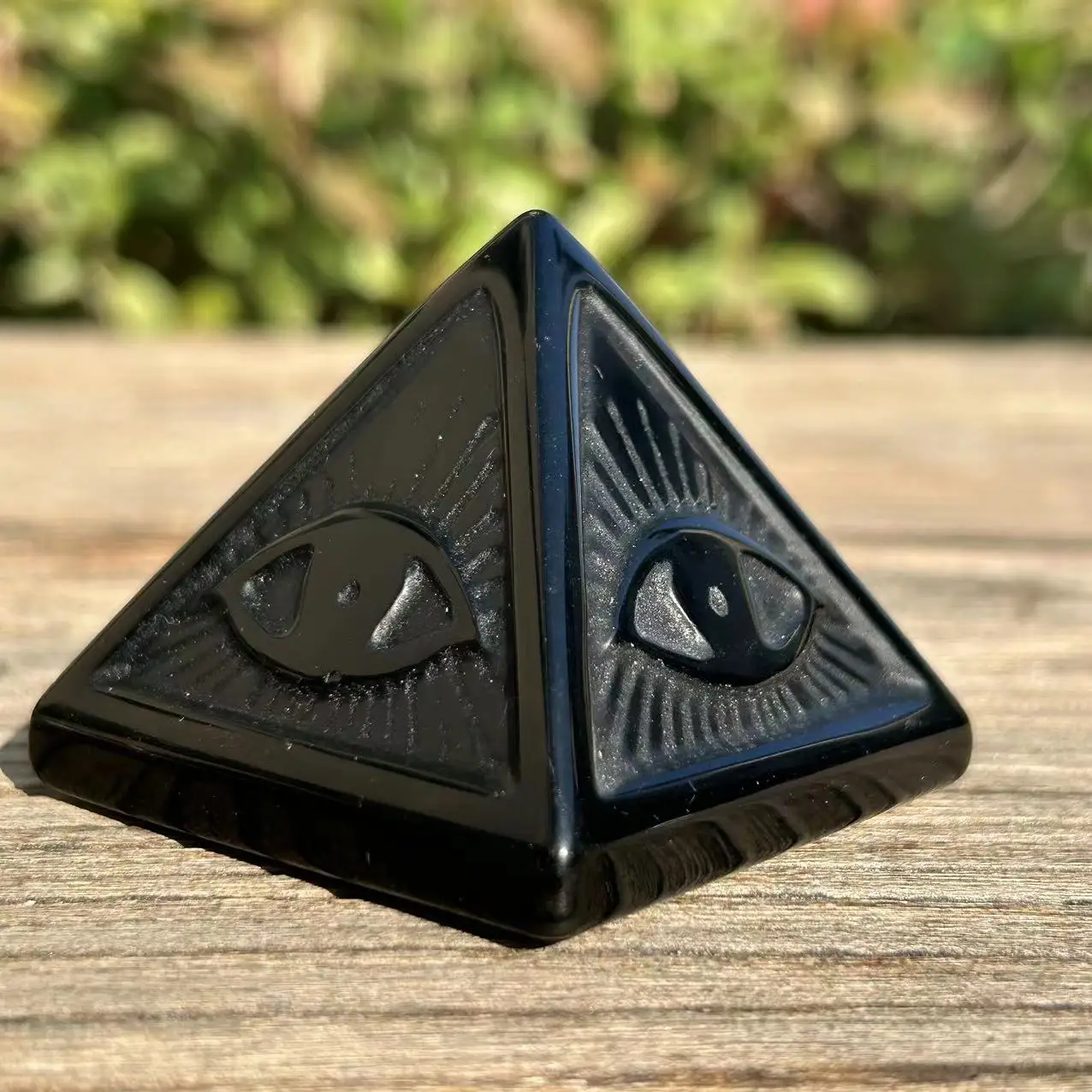 PIRAMIDE ORGONICA ALBERO della Vita, pietre di Acqua Marina, Shungite e