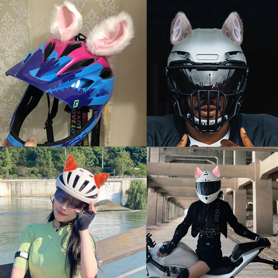 New Decorative Ear Horns for Ski Bicycle Motorcycle Helmets