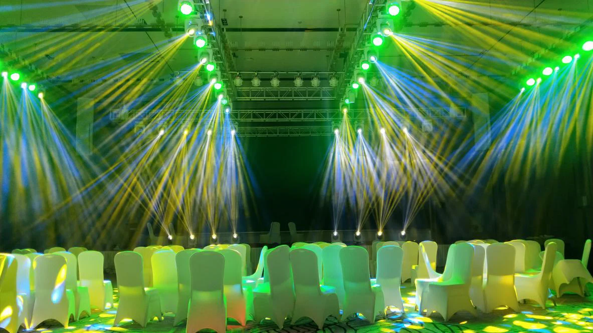 Professional 100W RGBW LED Par Light Series High Quality Full-Color 18x10W Stage Parking Spotlights White Beam DMX512 Control PC