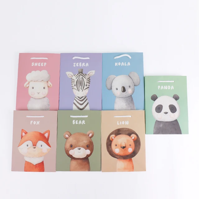 Free Design Custom Cute Animal Paper Bag With Handle details