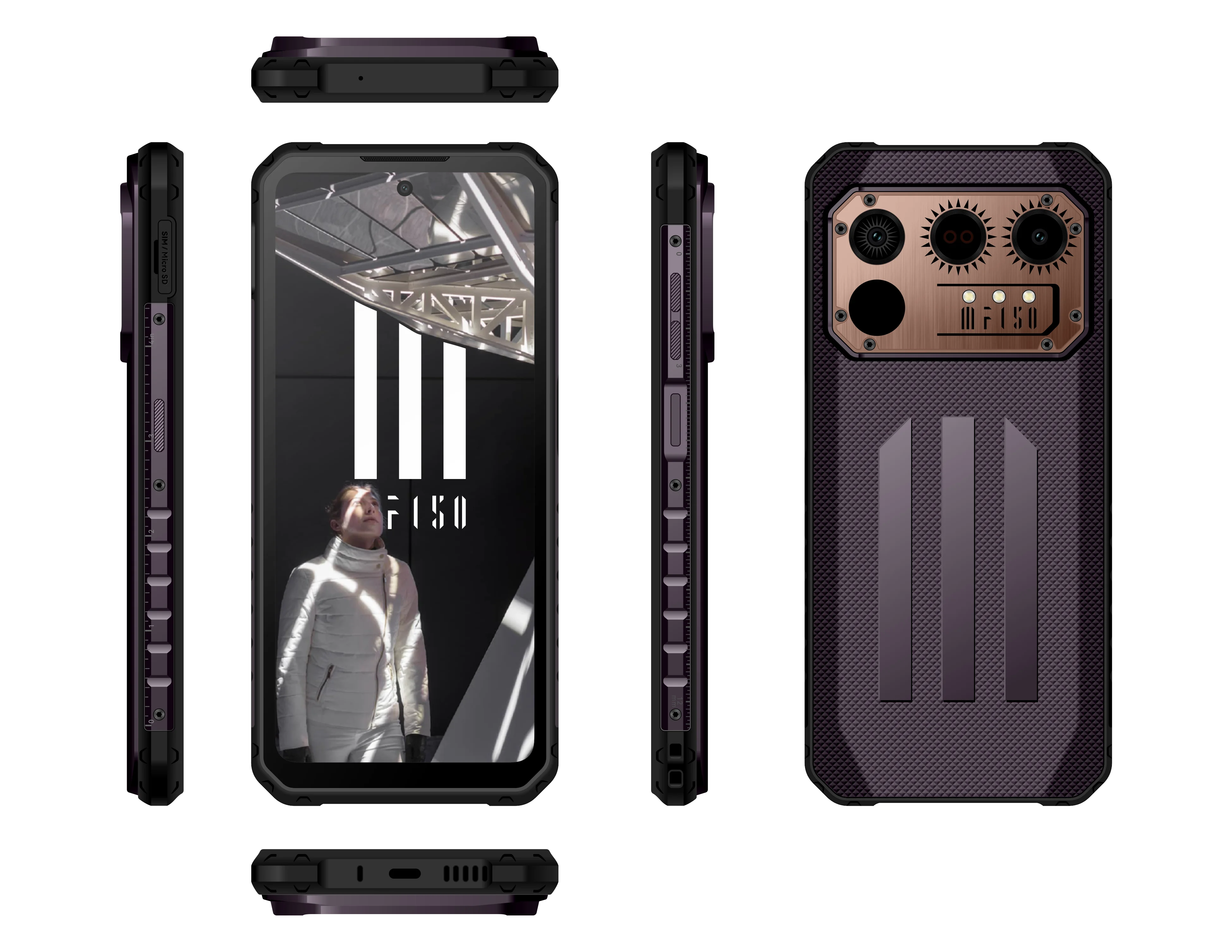 IIIF150 Raptor サーマルカメラ付きスマートフォン iiiF150 Raptor － 薄型のミッドレンジ・タフネススマホ。カメラ