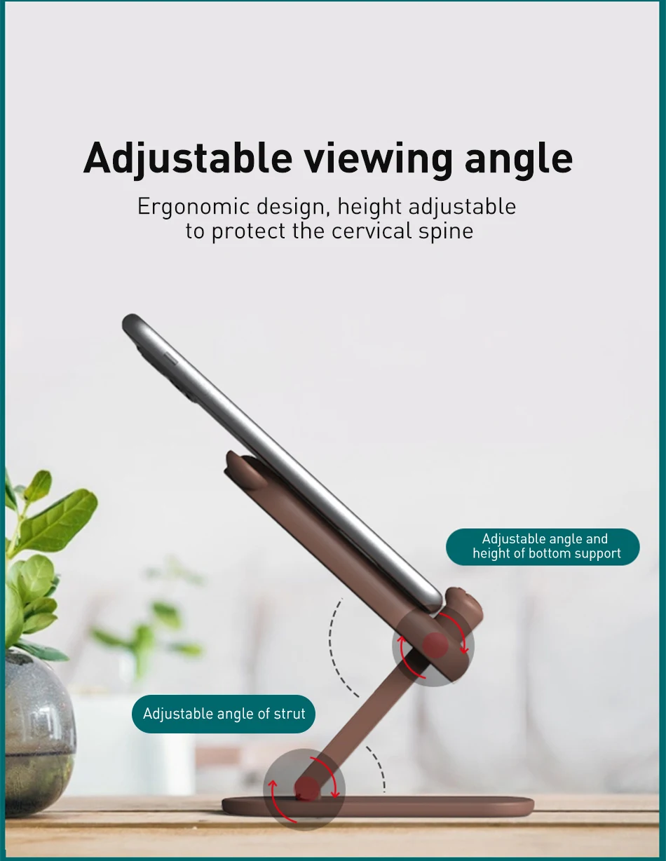 Cute Cartoon Holder Foldable Portable Cell Phone Stand Tablet Support Desktop Handset Mounting For Mobile Phone For Ipad Iphone - View #6