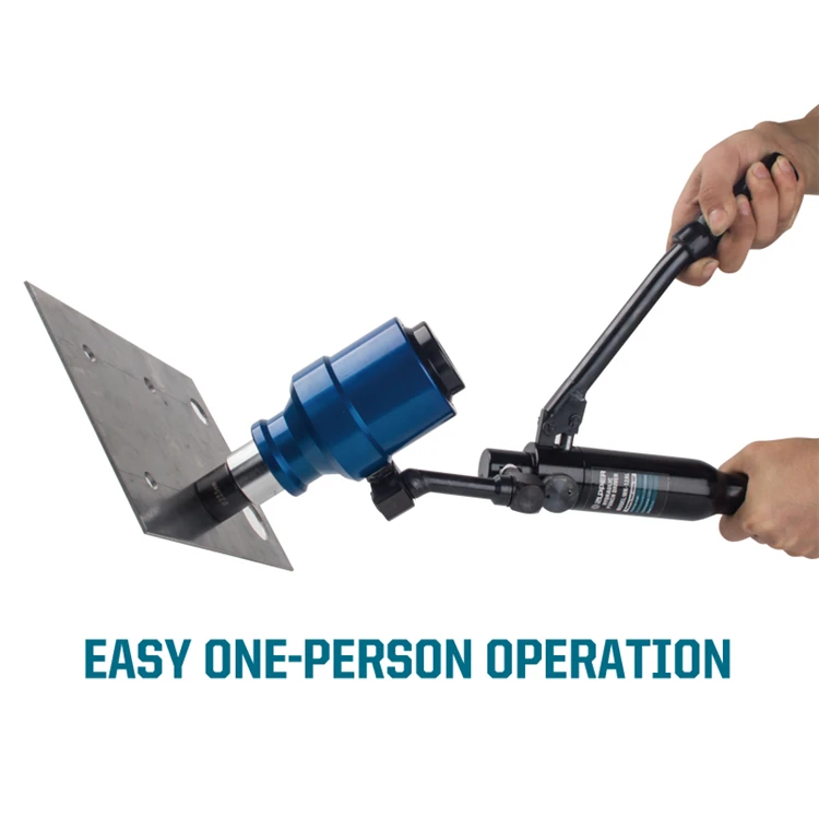 Zupper Wk12al Hydraulic Punch Hand Metal Punch Hydraulic Hole Making