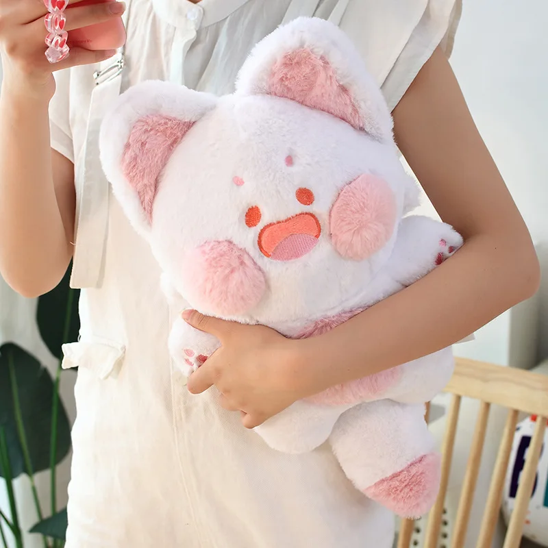 Japan OEMG Dudu Cat doll Angel Dudu Cat doll genuine plush toy throw pillow pillow birthday gift:pink dudu cat