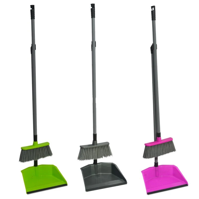 Dust Pan And Broom Set Soft Hair Household Cleaning Dustpan Magic