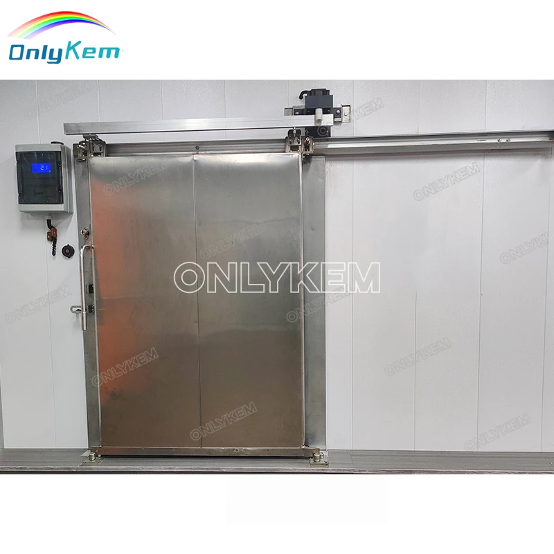 Cold Storage Manual Electric Sliding Door for Large Cold Room