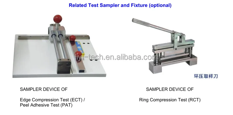 Máquina de prueba de papel de la compresión de Liyi Ring Crush Pressure Tester Core