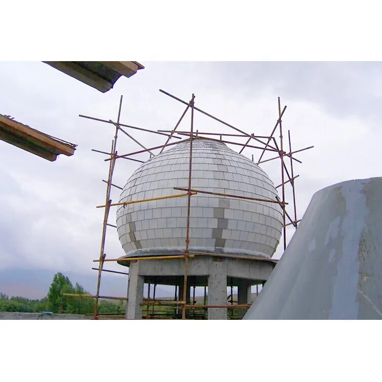 Space Frame Steel Structure Mosque Dome Roof Prefabricated Steel Structure Space Frame Glass Roof Skylight Metal Mosque Domes