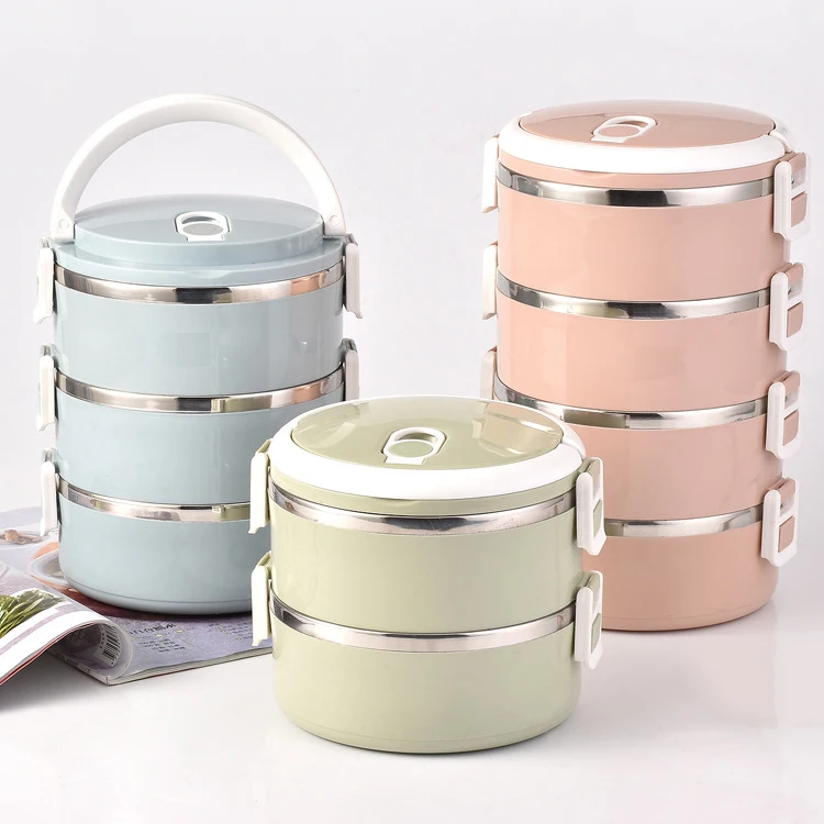 Thermo steel Tiffin Container - Insulated Lunch Box - 4 Container set