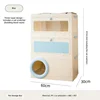 Three layer cat crate blue