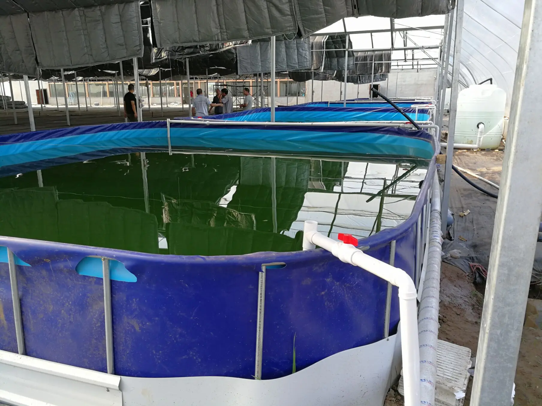 Large 9500-Liter Bio Flock Poly Tank for Indoor Shrimp & Lobster Farming Aquaculture Water Tank Manufacturing Equipment