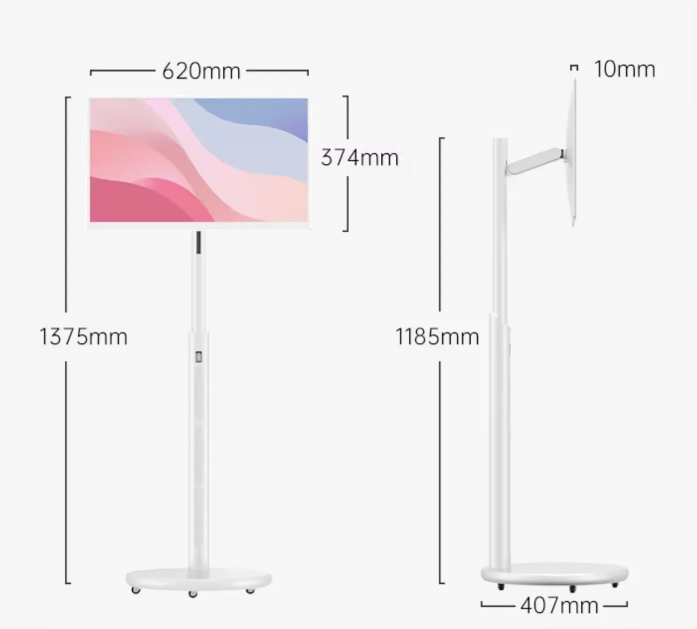 Stand By Me 32 Inch Portable Hd Smart Interactive Touch Mobile Monitor ...