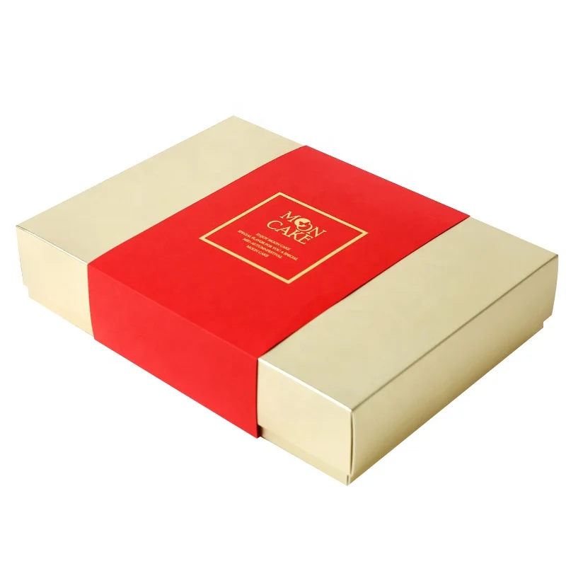 High End Customized Recyclable Folding Paper Mooncake Packaging Boxes Best Price Wholesale