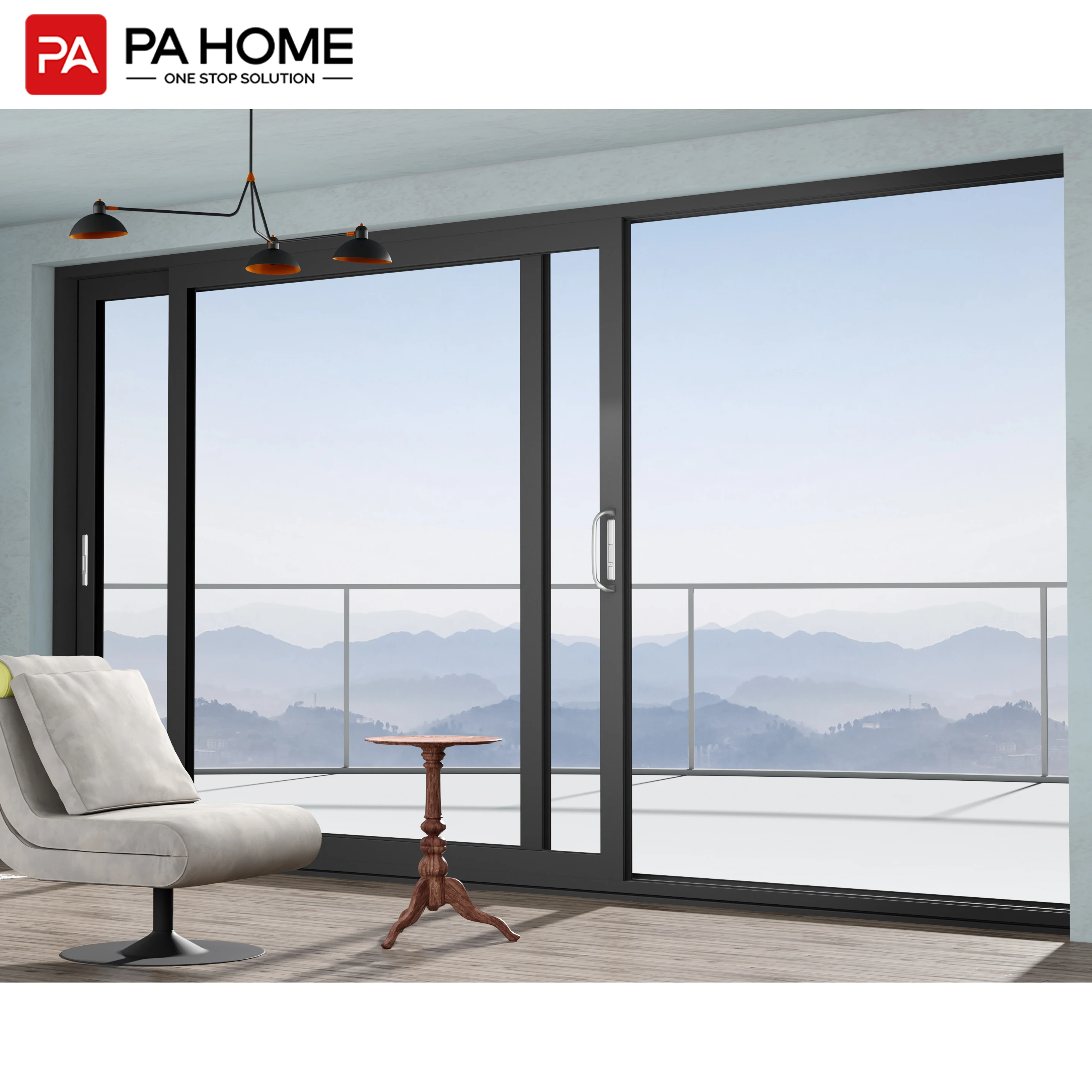 Pa Modern House Patio Front Heavy Duty System Automatic Aluminum