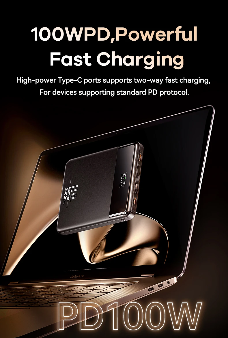 REMAX RPP-669 20000mAh 110W Mobile Phone Charger Portable External Battery Power Bank Fast Charging for iPhone Xiaomi Laptop