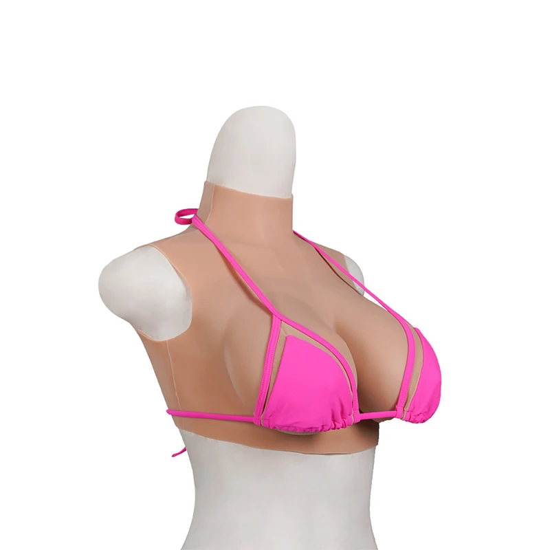 Real Skin Touch Floating Point Design Life Like Silicone Breast Big Silicone Boobs for Man to Woman Shemale Ladyboy Transgender