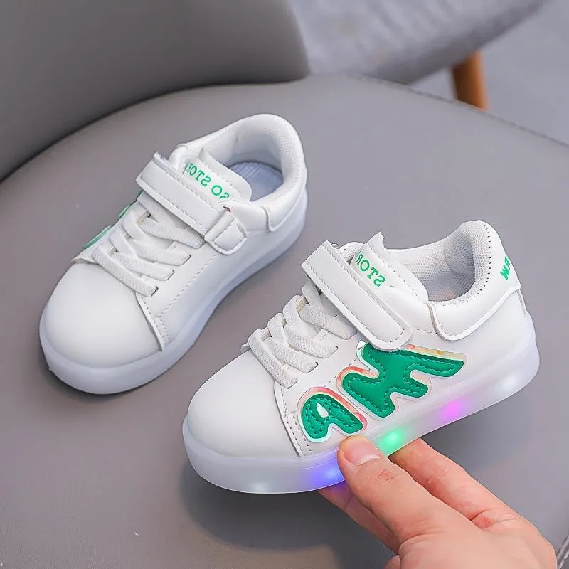 Wholesale 2022 Fashion Trend Led Shoes for Kids New Arrivals Sport White  Shoes for Kids Wholesale Children Sneakers for boys and girls From  m.