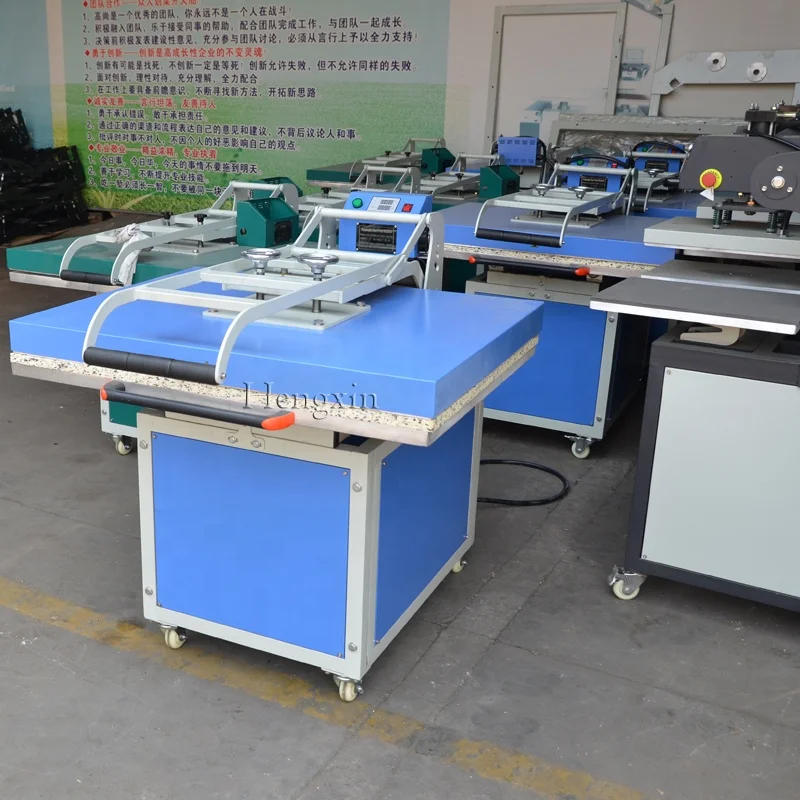 Garment Low Price Manual Large Format Heat Press Machine 80x100
