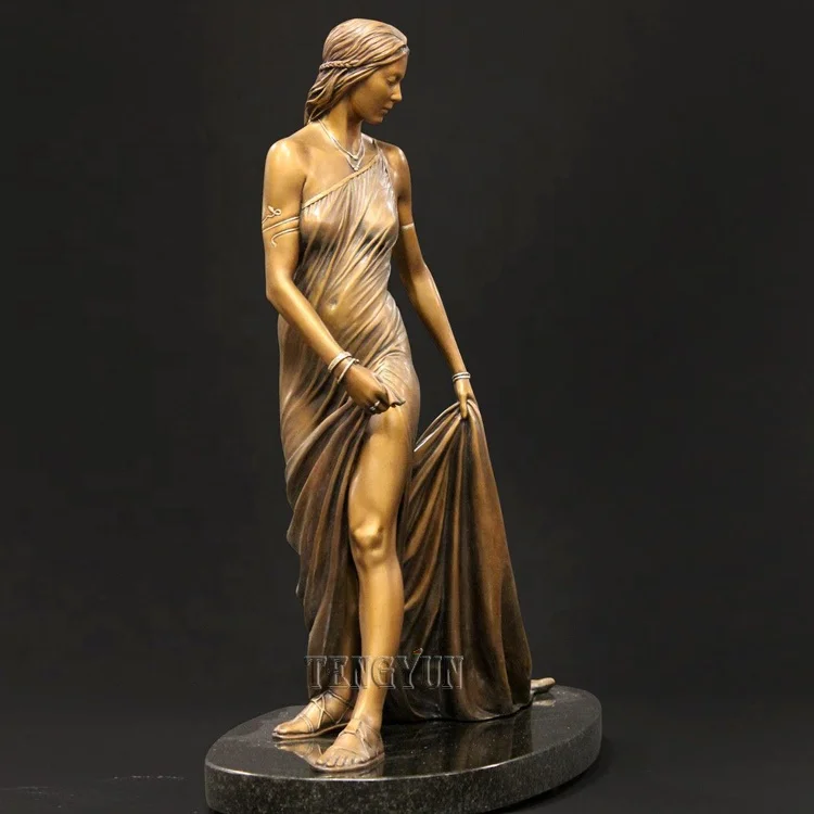 ベンジャミンビクター像カスタム等身大有名な美しいセクシーな女性像