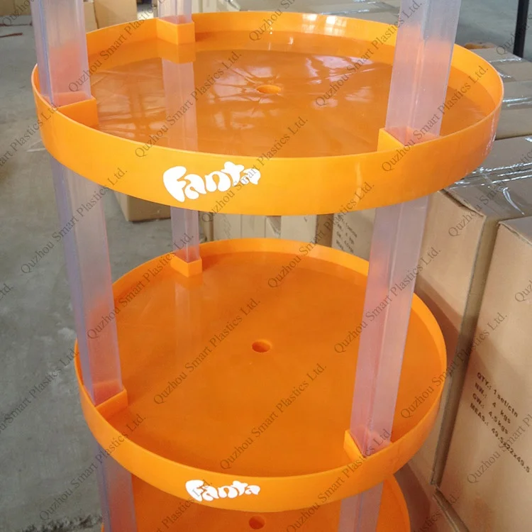 Plastic Foldable Wine Bottle Beverage Display Rack Drink Display Rack