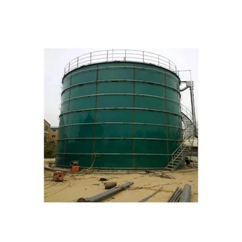 Animal Farm Manure Slurry Waste Cstr Reactor Tank Type Biogas Plant ...