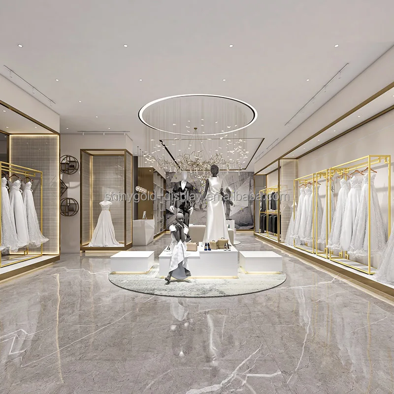 Negozio di abiti da sposa commerciale decorazioni per negozi