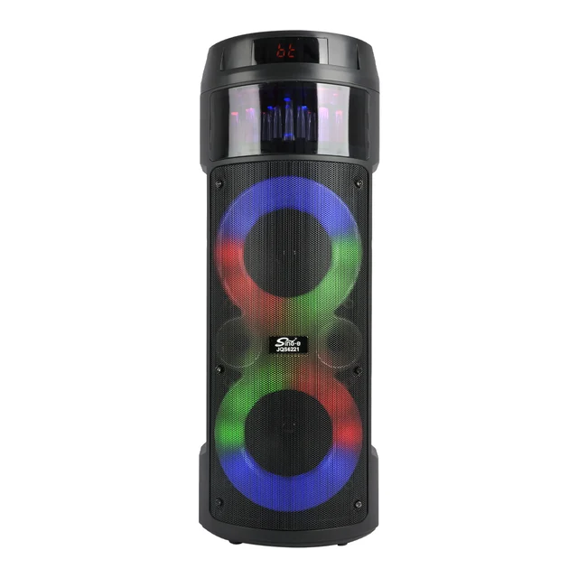 SING-E ZQS 6221 Dual 6.5 Inch 30W RGB High-Power Wireless Karaoke Speaker Bluetooth Portable Outdoors Radio Home Theater Battery