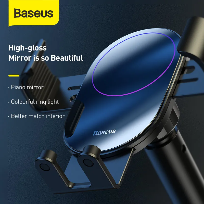 Baseus Simplism With Suction Smartphone Dashboard Gravity Car Mount Holder