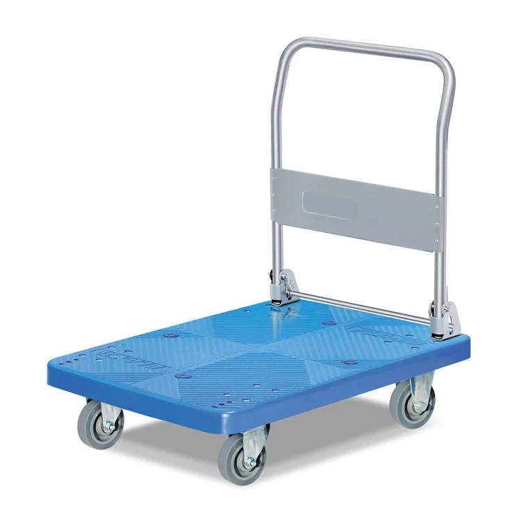 China manufacturing cheap plastic trolley flat tool cart heavy duty trolleys