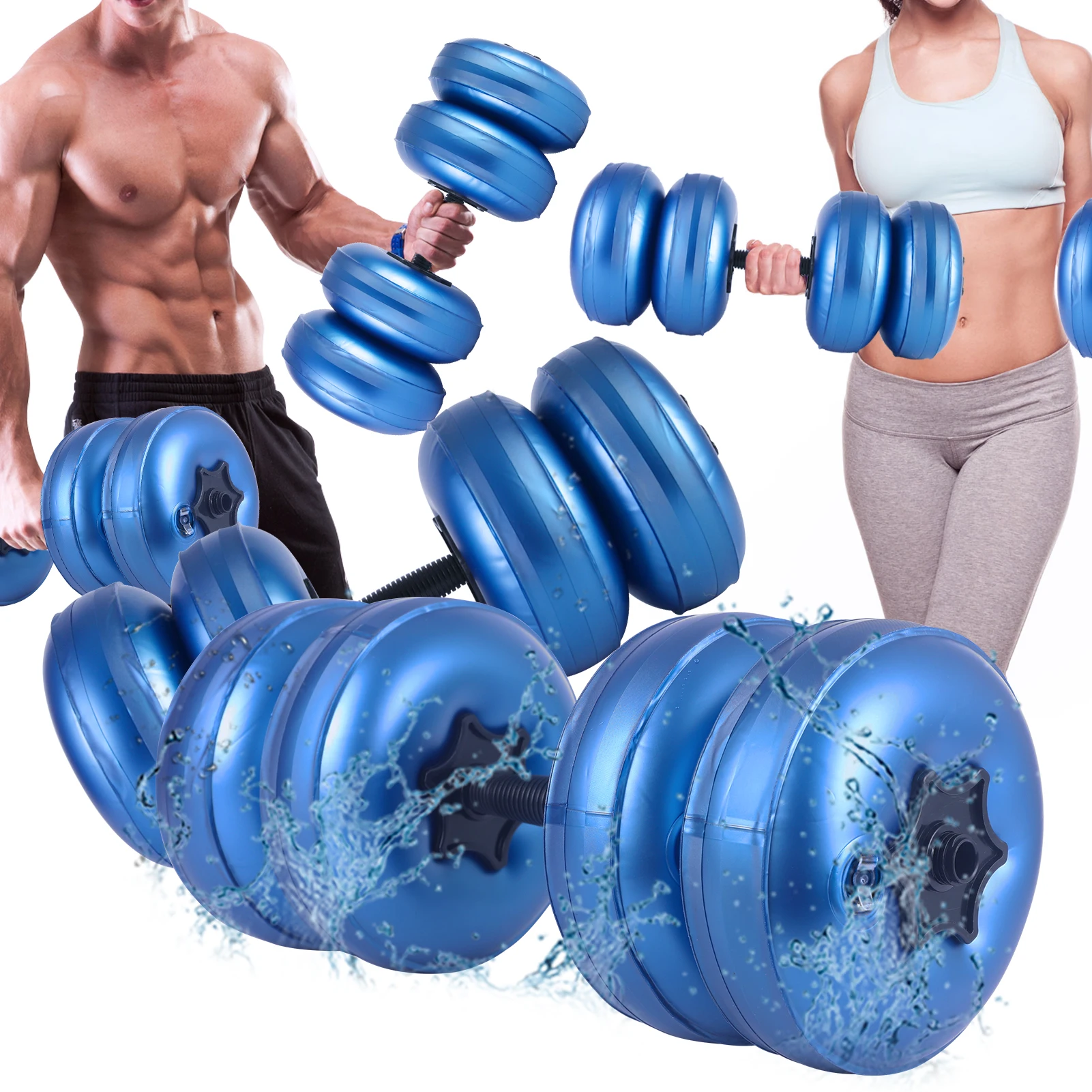 Dreamstone Water Filled Dumbbell Set 2025 Kg For Strength Exercise