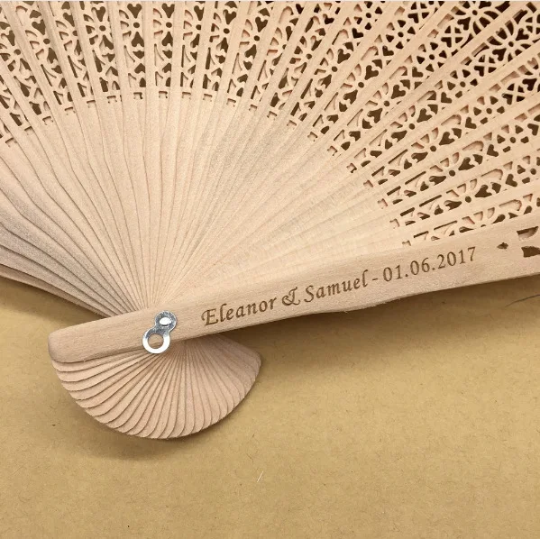 Special Hot Selling Popular Wooden Folding Hand Fans Personalized Chinese Carved Folding Wood Hand Fan